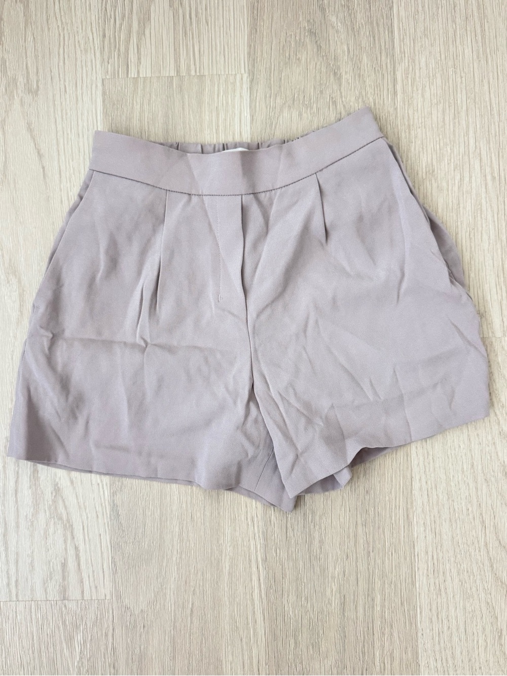 High-Waist Pleated Women's Shorts